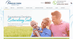 Desktop Screenshot of bridgecreekdental.com