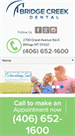 Mobile Screenshot of bridgecreekdental.com